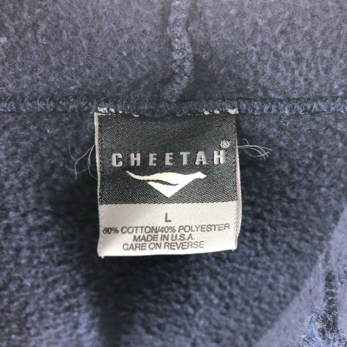 古着 90'S CHEETAH 無地 スウェットフルジップパーカー USA製 メンズL相当 ヴィンテージ /eaa534117 【中古】 【250402】