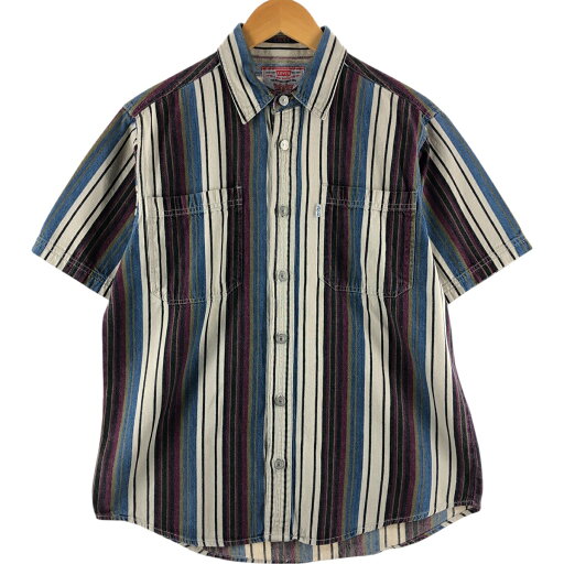 古着 リーバイス Levi's 半袖 ストライプシャツ メンズL相当 /eaa534172 【中古】 【250406】 古着 リーバイス Levi's 半袖 ストライプシャツ メンズL相当 /eaa534172 【中古】 【250406】