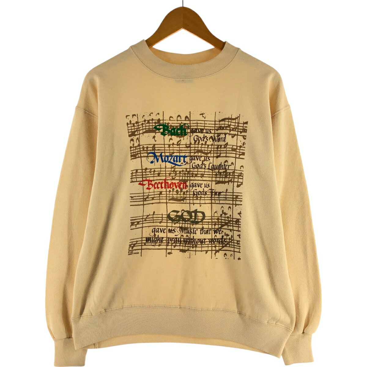 Rakuten - 古着 90'S PLATINUM SWEATS プリントスウェットシャツ トレーナー USA製 メンズL相当 ヴィンテージ /eaa534331 【中古】 【250406】 【ss2601_30】