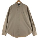 古着 ラルフローレン Ralph Lauren CLASSIC FIT 長袖 ボタンダウンシャツ メンズL相当 /eaa534357 【中古】 【250404】