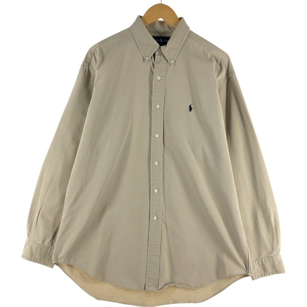 古着 ラルフローレン Ralph Lauren BLAKE 長袖 ボタンダウンシャツ メンズL相当 /eaa534369 【中古】 【250404】