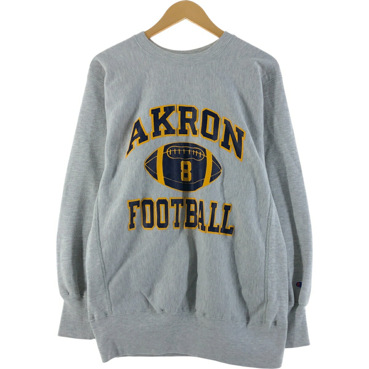 古着 90'S チャンピオン Champion REVERSE WEAVE リバースウィーブ 刺繍タグ カレッジスウェットシャツ トレーナー USA製 メンズXL相当 ヴィンテージ /eaa534405 【中古】 【250419】