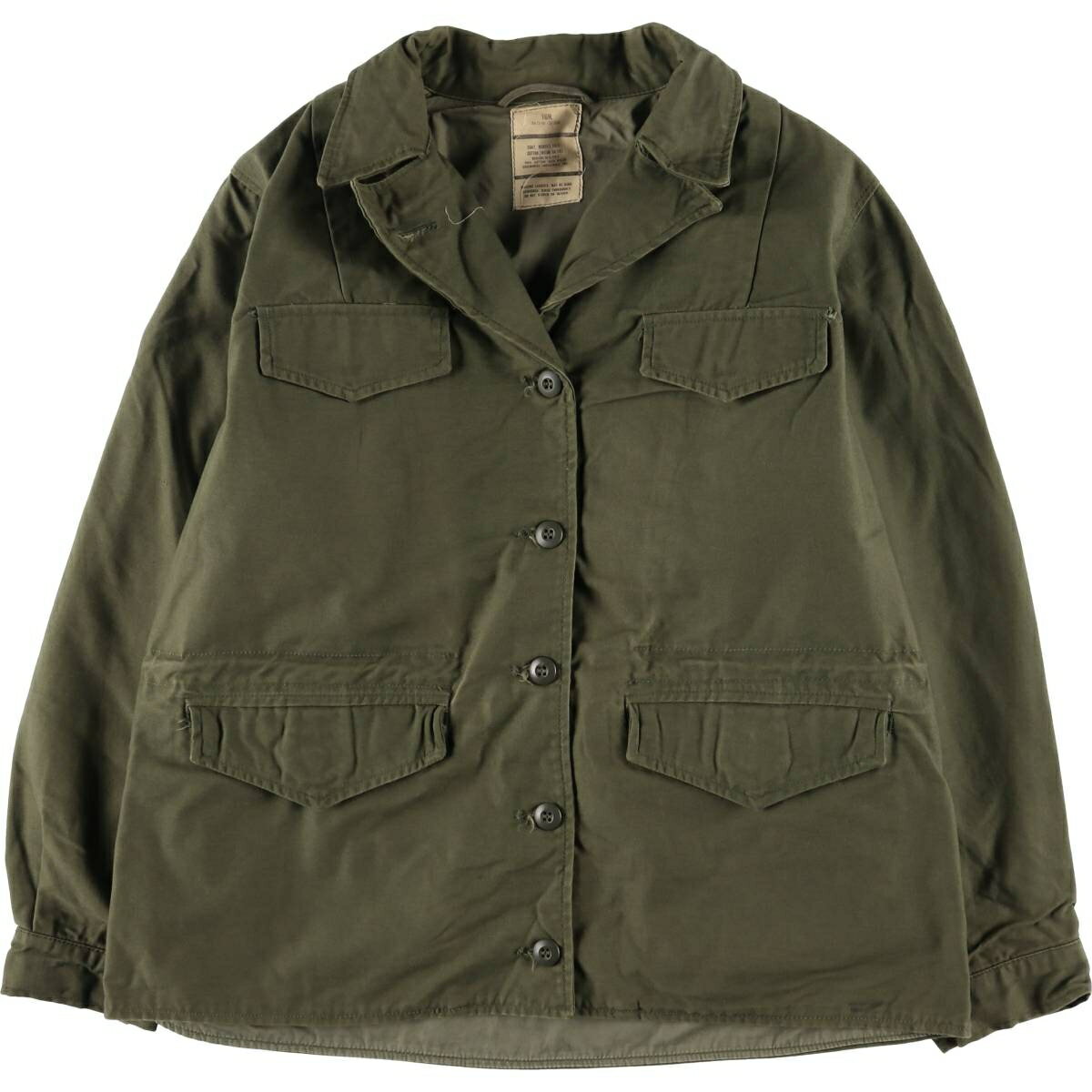 古着 70'S 米軍 U.S.ARMY ミリタリー フィールドコート レディースL相当 ヴィンテージ /eaa534450 【中..