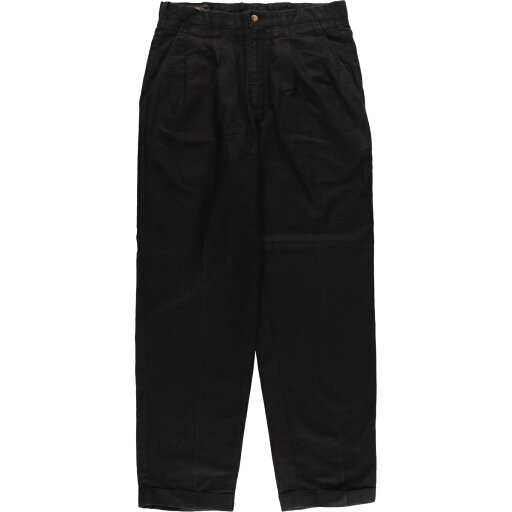 古着 CAMBRIDGE ツータック コットン×リネンパンツ スラックス メンズw32相当 /eaa534468 【中古】 【250405】
