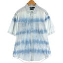 古着 ラルフローレン Ralph Lauren POLO by Ralph Lauren DUNGAREE WORKSHIRT 半袖 コットンシャツ メンズL相...