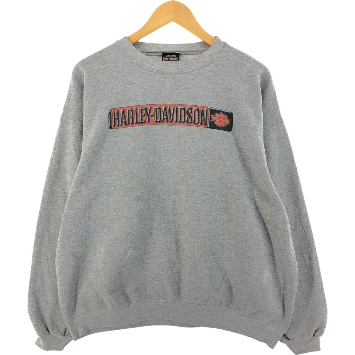 古着 00'S コットンデラックス COTTON DELUXE Harley-Davidson ハーレーダビッドソン アドバタイジング スウェットシャツ トレーナー メンズXL相当 /eaa534619 【中古】 【250407】