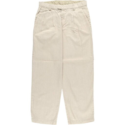 古着 ドッカーズ DOCKERS RECODE ツータック リネンパンツ スラックス メンズw31相当 /eaa534633 【中古】 【250407】 古着 ドッカーズ DOCKERS RECODE ツータック リネンパンツ スラックス メンズw31相当 /eaa534633 【中古】 【250407】