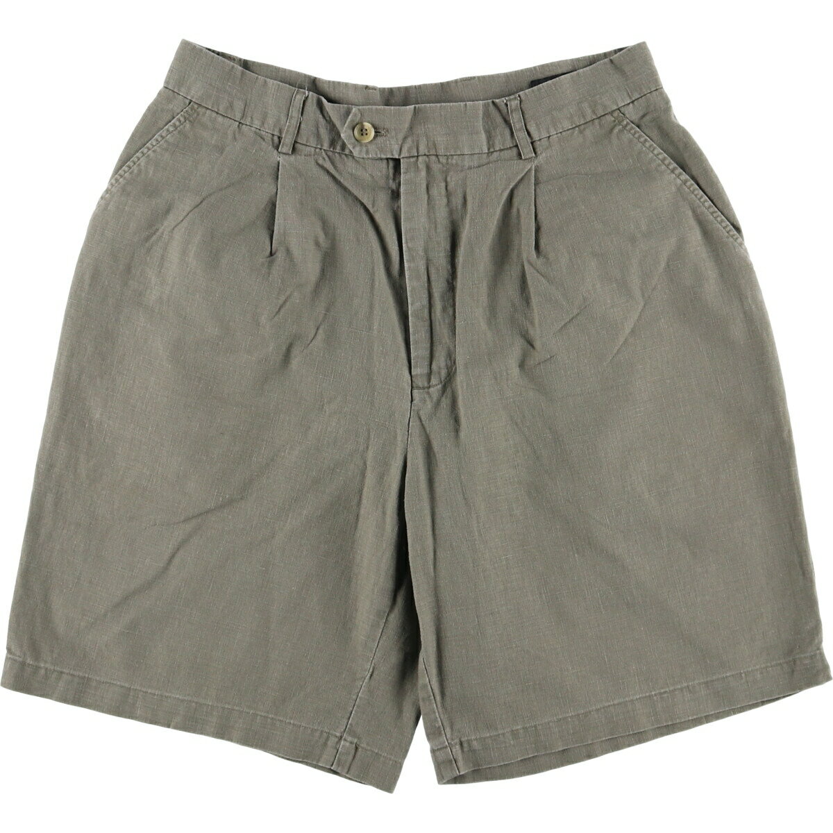 古着 REUNION ワンタック リネン×コットンショーツ ショートパンツ メンズw31相当 /eaa534677 【中古】 【250411】 【SS2509_10】