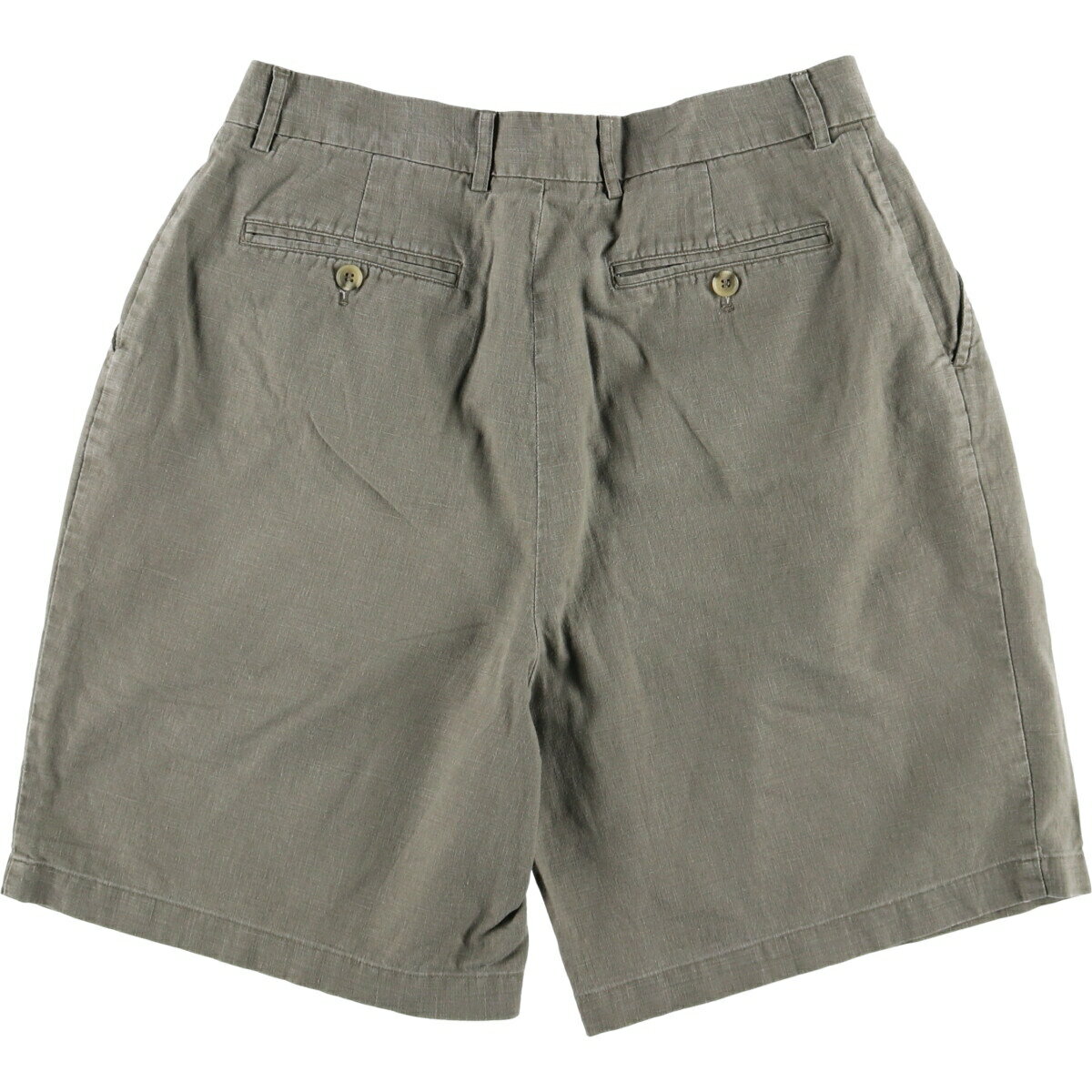 古着 REUNION ワンタック リネン×コットンショーツ ショートパンツ メンズw31相当 /eaa534677 【中古】 【250411】 【SS2509_10】