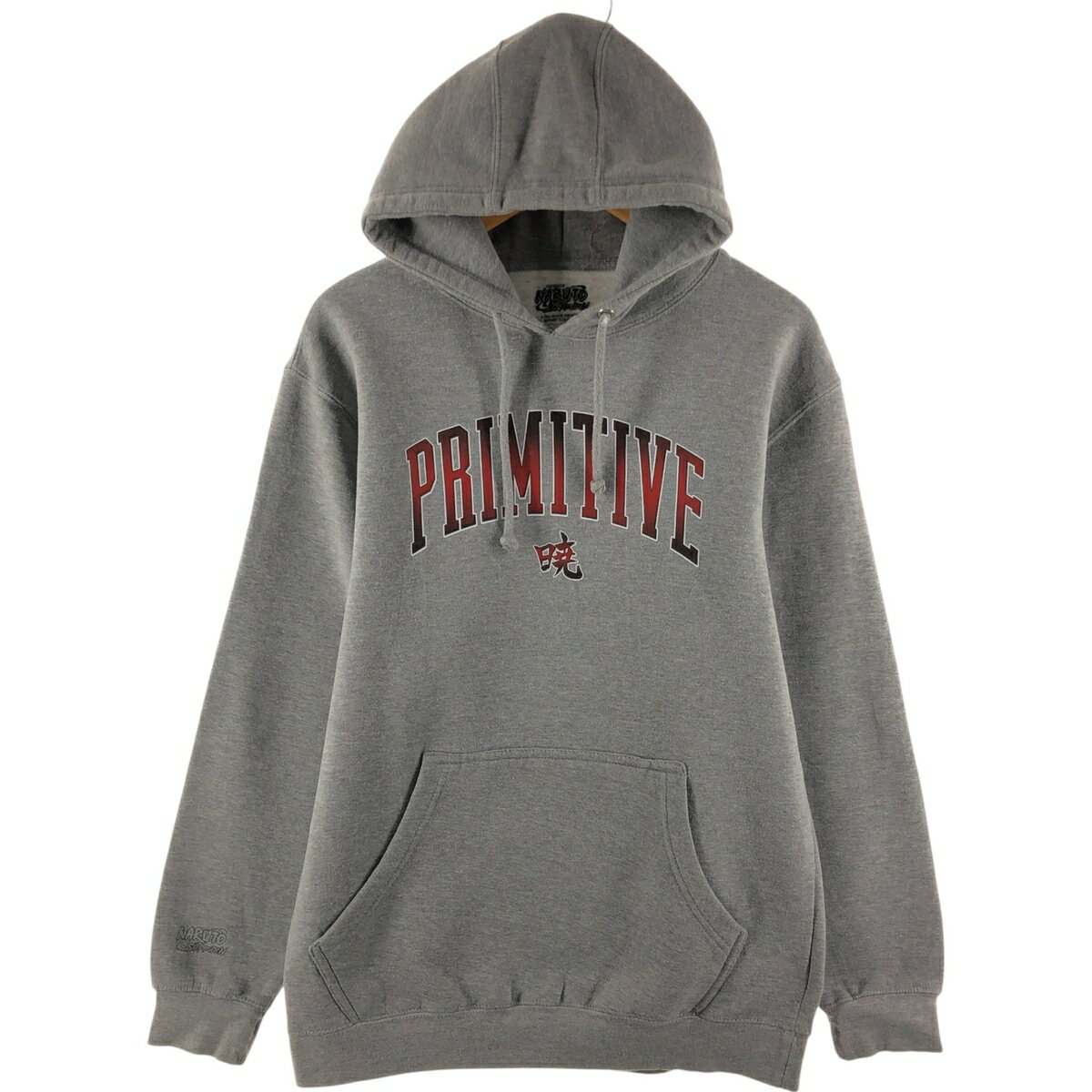 古着 00'S NARUTO SHIPPUDEN ナルト疾風伝 キャラクター スウェットプルオーバーパーカー メンズM相当 /eaa534718 【中古】 【250407】 【ss2601_30】