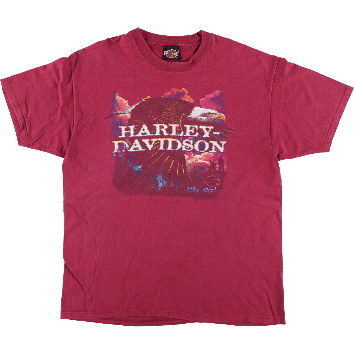 商品詳細 ブランド・Harley-Davidson・ハーレーダビッドソン・ 特徴・クルーネック(丸首)・半袖・両面プリント・ヴィンテージ・ モデル/形状・Hanes ヘインズ・モーターサイクル バイクTシャツ・ 素材・コットン:100%・ ...