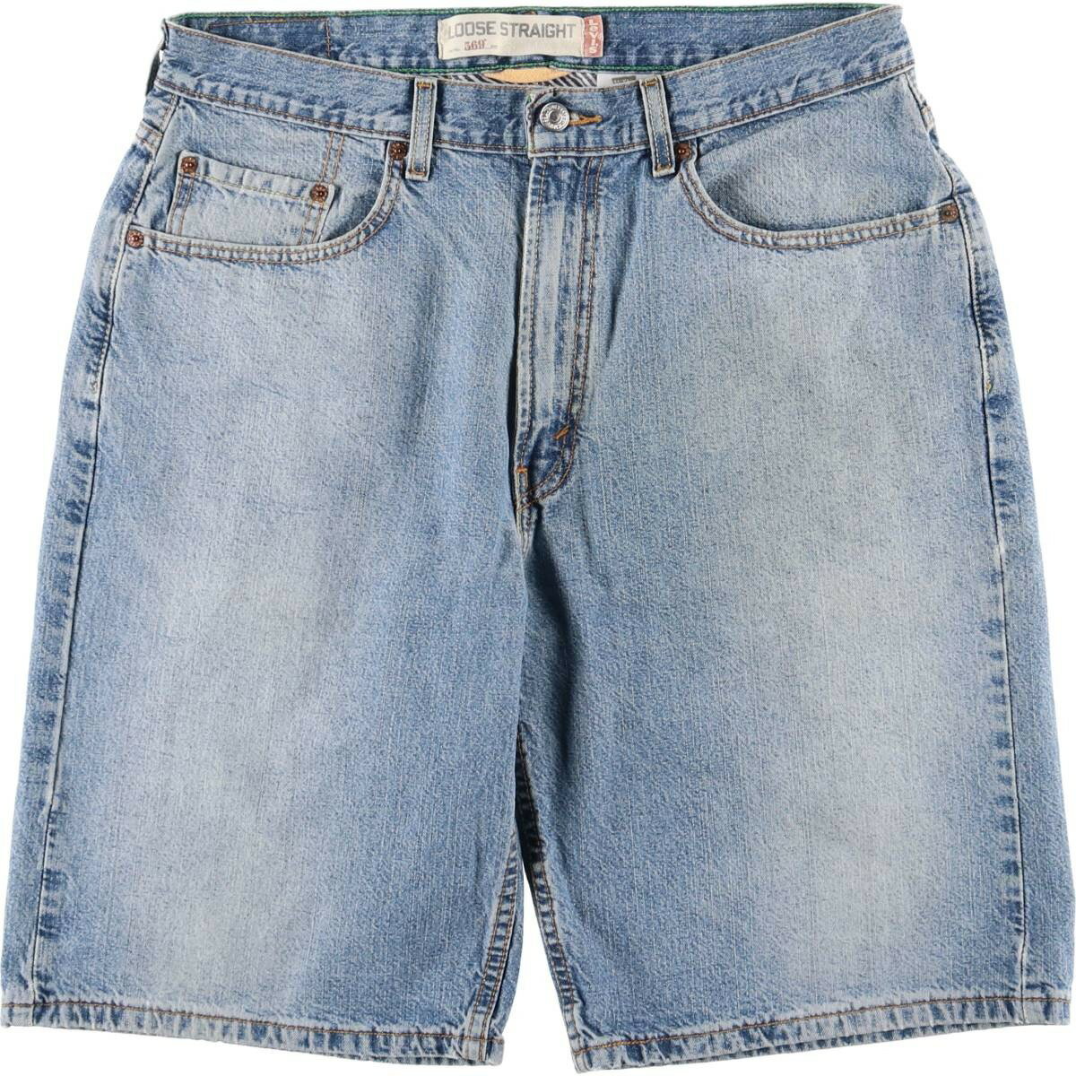 古着 リーバイス Levi's 569 LOOSE STRAIGHT デニムショーツ ハーフパンツ メンズw33相当 /eaa535024 【中古】 【250405】 【SS2509_30】