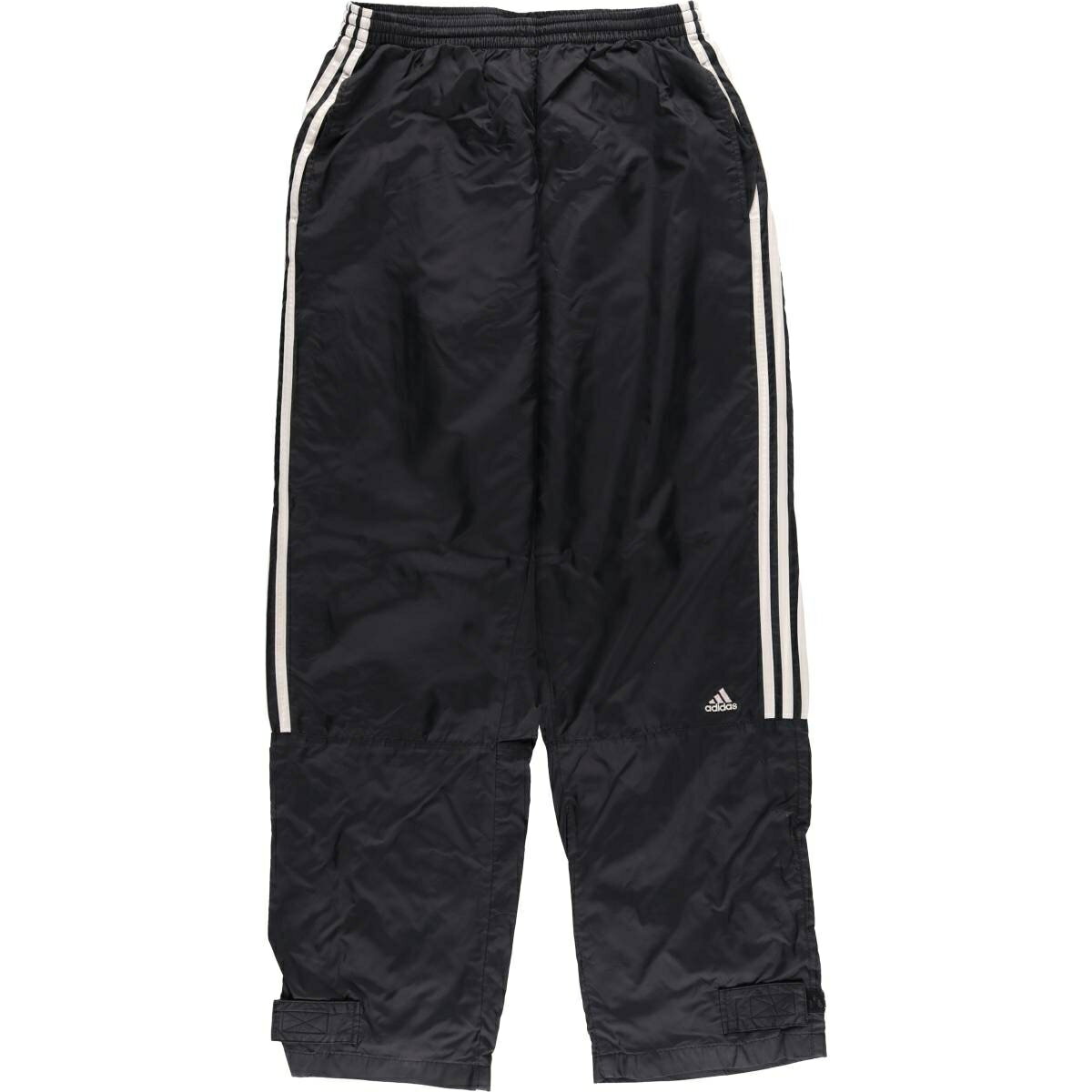 乐天商城 - 古着 アディダス adidas ナイロンパンツ シャカシャカパンツ メンズL相当 /eaa535199 【中古】 【250330】 【SS2603_50】 ブラック系 春夏秋冬