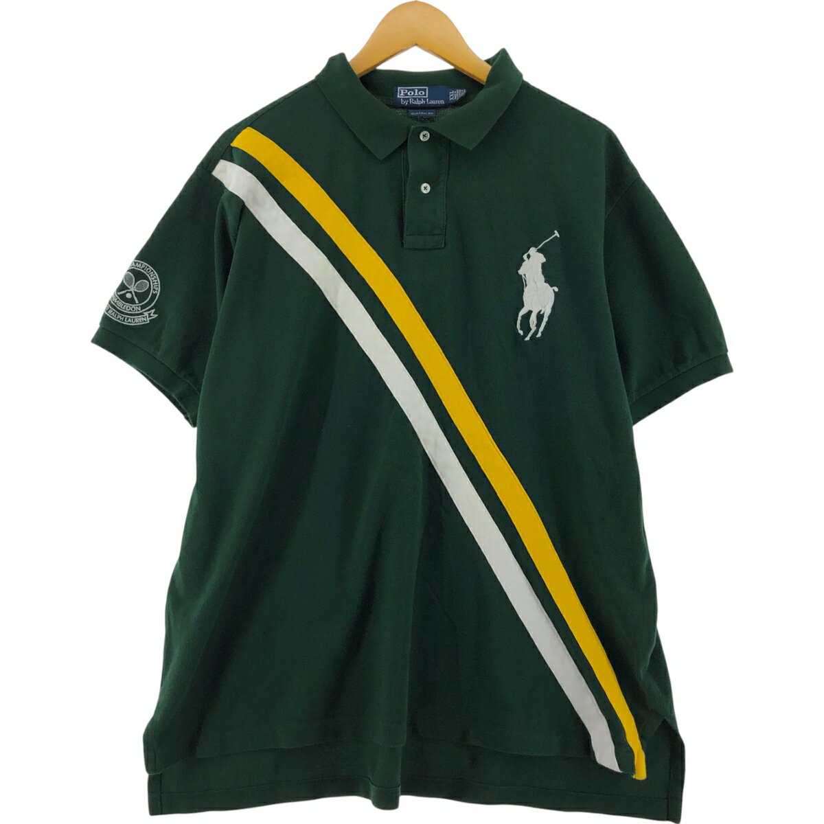古着 ラルフローレン Ralph Lauren POLO by Ralph Lauren CUSTOM FIT ビッグポニー 半袖 ポロシャツ メンズXXL相当 /eaa535349 【中古】 【250406】 【SS2509_10】