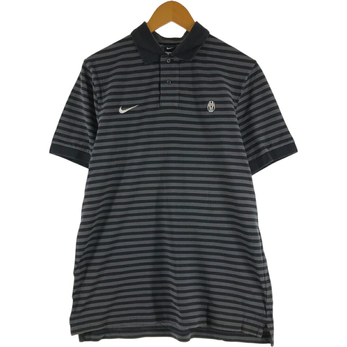 古着 ナイキ NIKE 半袖 ボーダー ポロシャツ メンズL相当 /eaa535369 【中古】 【250407】 【SS2603_50】