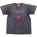 古着 90'S ナイキ NIKE 銀タグ プリントTシャツ USA製 メンズL相当 ヴィンテージ /eaa535460 【中古】 【250407】
