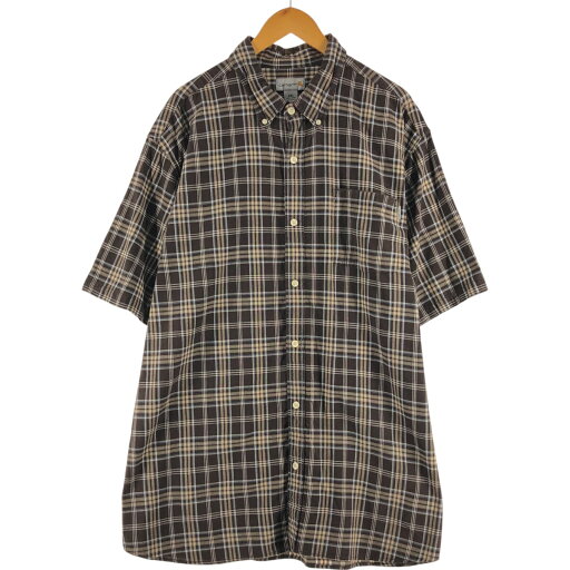 古着 カーハート Carhartt チェック柄 ボタンダウン 半袖 ワークシャツ メンズXXL相当 /eaa535553 【中古】 【250407】 古着 カーハート Carhartt チェック柄 ボタンダウン 半袖 ワークシャツ メンズXXL相当 /eaa535553 【中古】 【250407】