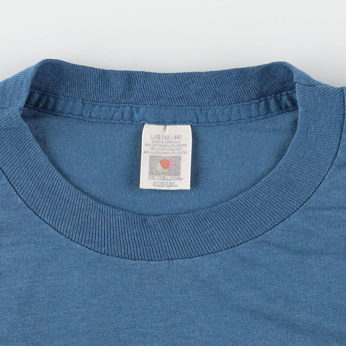 古着 00'S フルーツオブザルーム FRUIT OF THE LOOM 無地Tシャツ メンズL相当 /eaa535917 【中古】 【250421】