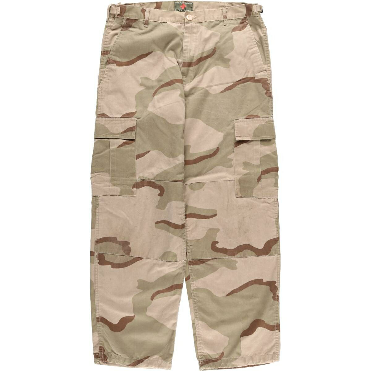 古着 民間品 PARKLANDS CANADA 迷彩柄 3C デザートカモ ミリタリー カーゴパンツ LARGE REGULAR メンズL相当 /eaa535984 【中古】 【250413】