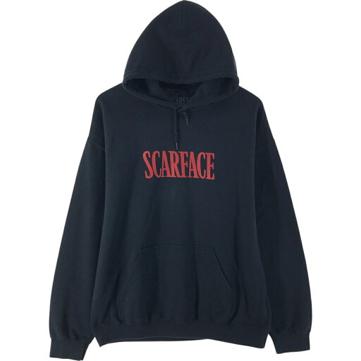 古着 SCARFACE スカーフェイス バックプリント ムービー スウェットプルオーバーパーカー メンズL相当 /eaa536042 【中古】 【250411】 古着 SCARFACE スカーフェイス バックプリント ムービー スウェットプルオーバーパーカー メンズL相当 /eaa536042 【中古】 【250411】