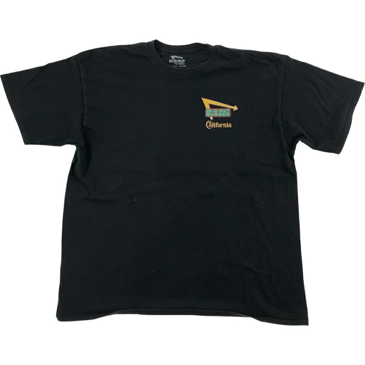 古着 IN-N-OUT BURGER インアンドアウトバーガー バックプリント アドバタイジングTシャツ メンズXL相当 /eaa536160 【中古】 【250414】 【SS2509_30】