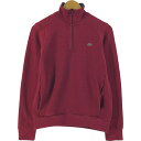 古着 ラコステ LACOSTE ハーフジップスウェットシャツ トレーナー 4 レディースM相当 /eaa536985 【中古】 【250410】 【Elulu/...