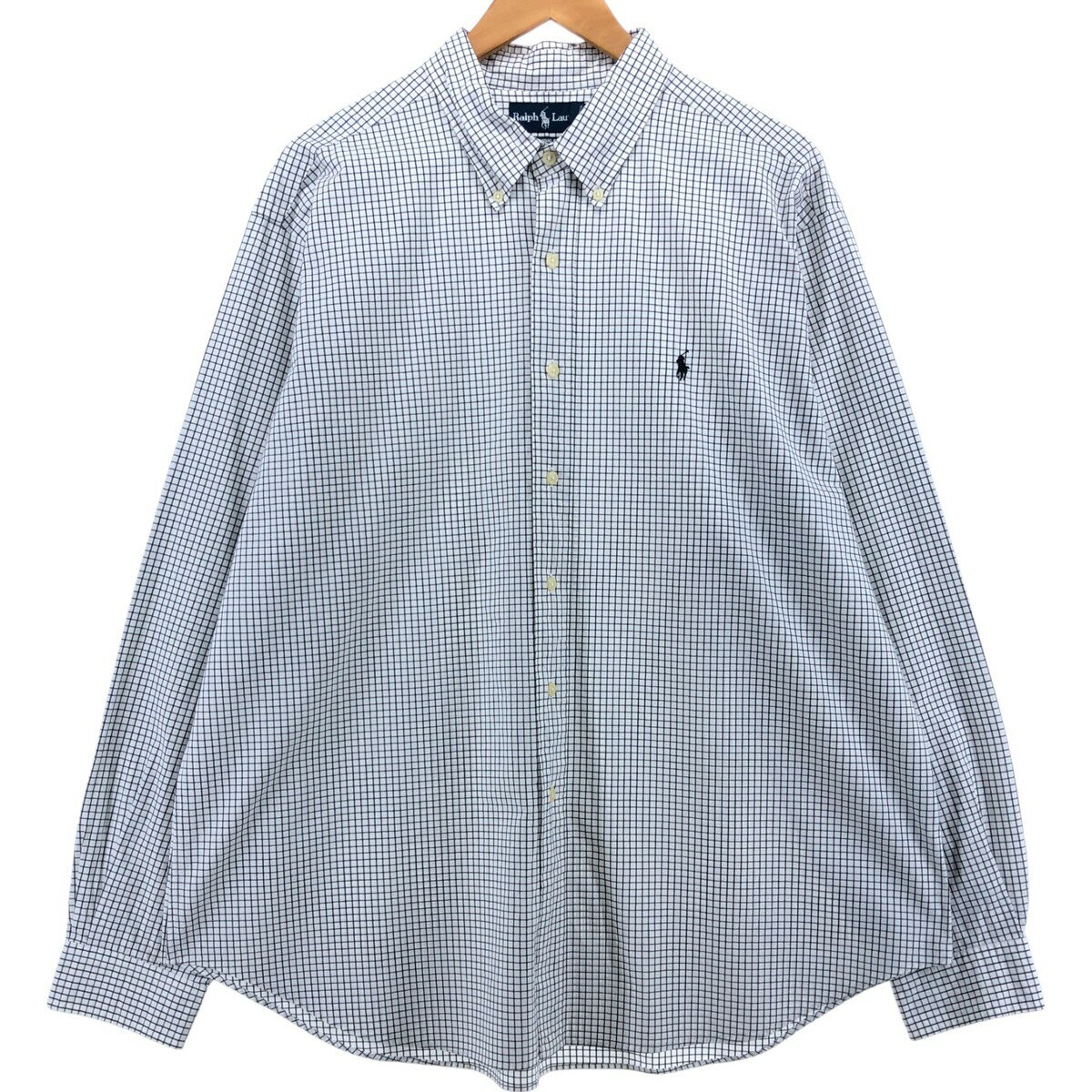 Rakuten - 古着 ラルフローレン Ralph Lauren CLASSIC FIT 長袖 ボタンダウンチェックシャツ メンズXXL相当 /eaa537073 【中古】 【250425】 【SS2603_10】
