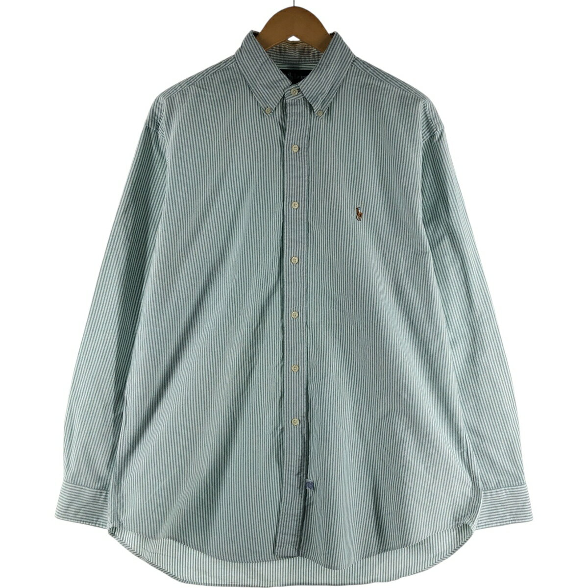 古着 ラルフローレン Ralph Lauren 長袖 ボタンダウンストライプシャツ メンズL相当 /eaa537188 【中古】 【250412】 【SS2509_10】