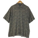 古着 ピューリタン PURITAN 総柄 半袖 ビスコースレーヨンシャツ メンズL相当 /eaa537612 【中古】 【250415】