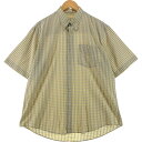 古着 バーバリー Burberry's 半袖 ボタンダウン チェックシャツ メンズXL相当 /eaa537687 【中古】 【250408】