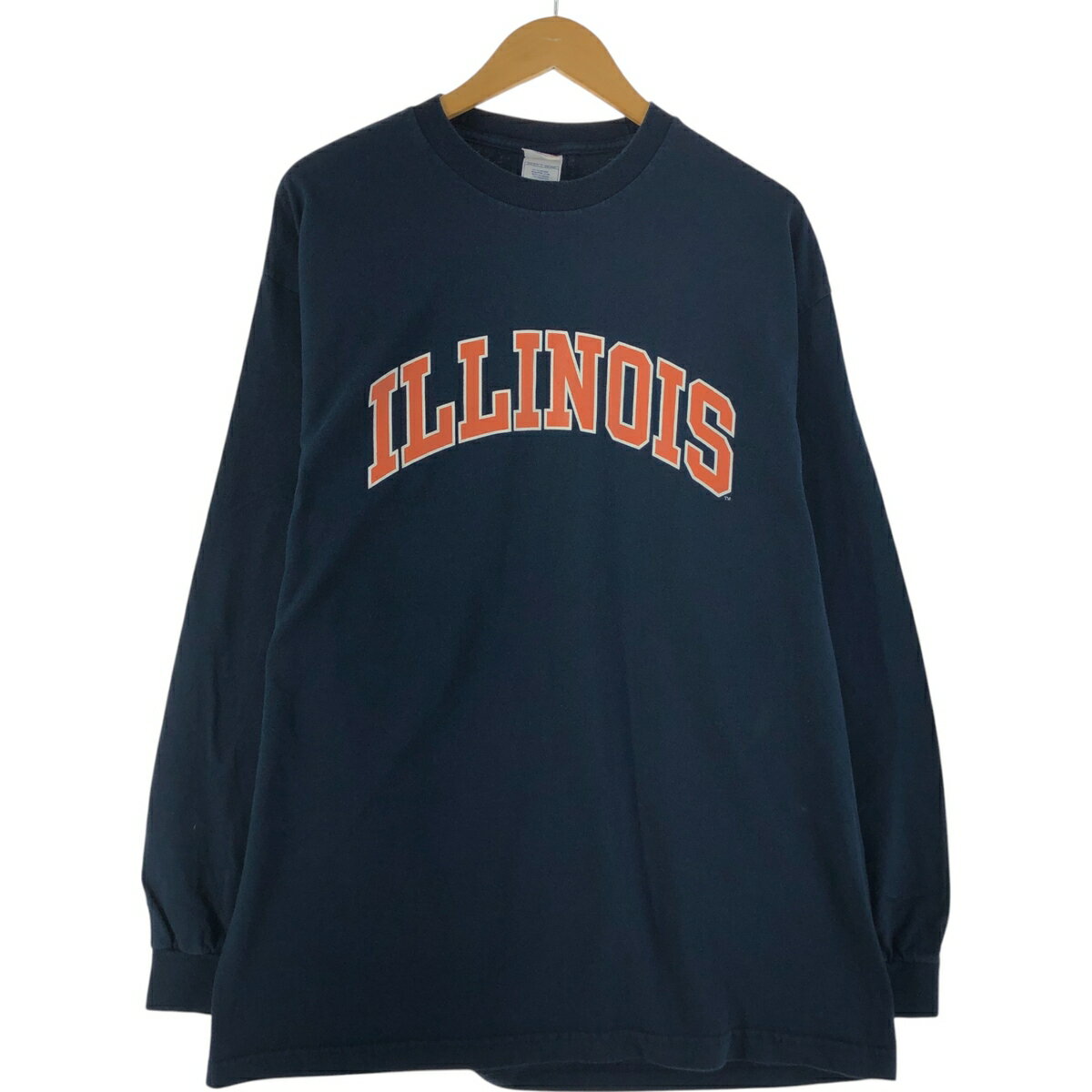 Other - 古着 ALSTYLE カレッジ ロングTシャツ ロンT メンズXL相当 /eaa537735 【中古】 【250419】 【SS2603_50】 ネイビー系 春夏秋