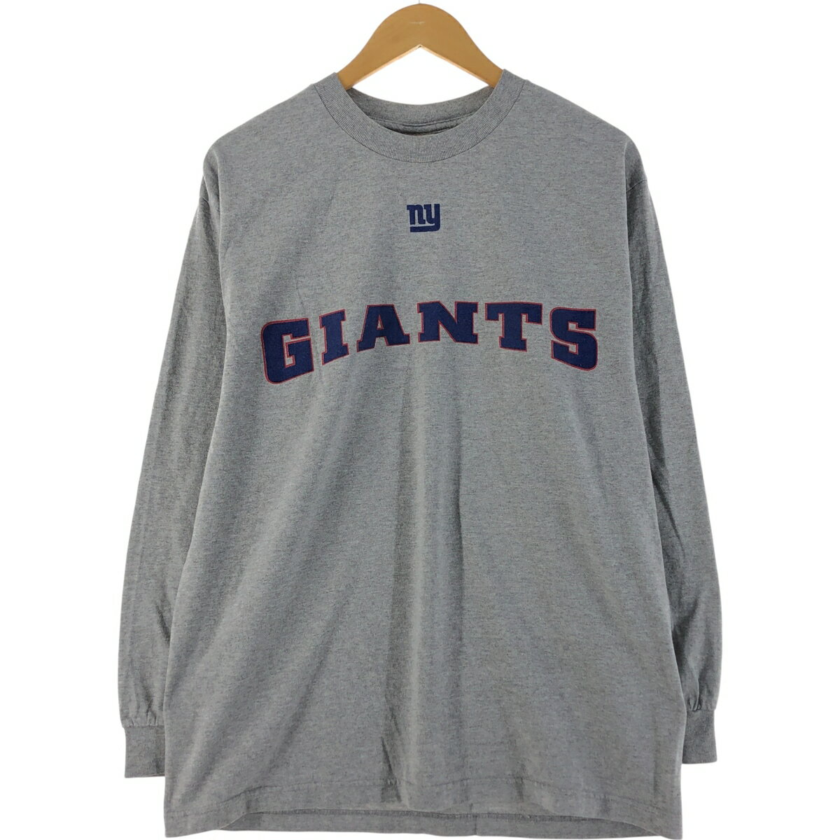 古着 NFL NEW YORK GIANTS ニューヨークジャイアンツ ロングTシャツ ロンT メンズL相当 /eaa537741 【中古】 【250418】 【SS2603_50】