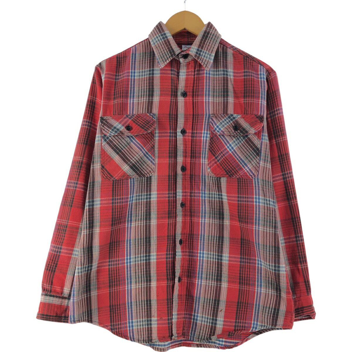 古着 80'S プレンティス PRENTISS 長袖 フランネルチェックシャツ USA製 メンズM相当 ヴィンテージ /eaa537742 【中古】 【250418】 【..