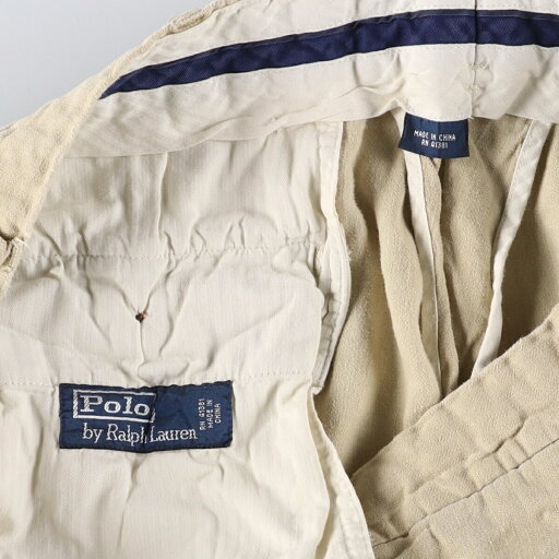 古着 ラルフローレン Ralph Lauren POLO by Ralph Lauren リネンパンツ スラックス メンズw34相当 /eaa537876 【中古】 【250409】