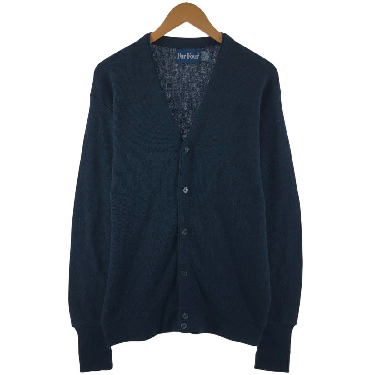 古着 PAR FOUR アクリルニットカーディガン USA製 メンズL相当 /eaa537960 【中古】 【250409】 【ss2601_30】