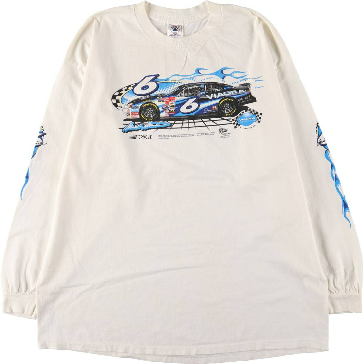古着 90'S デルタ DELTA PRO WEIGHT NASCAR ナスカー ロングTシャツ ロンT メンズXXL相当 ヴィンテージ /eaa538153 【中古】 【250421】