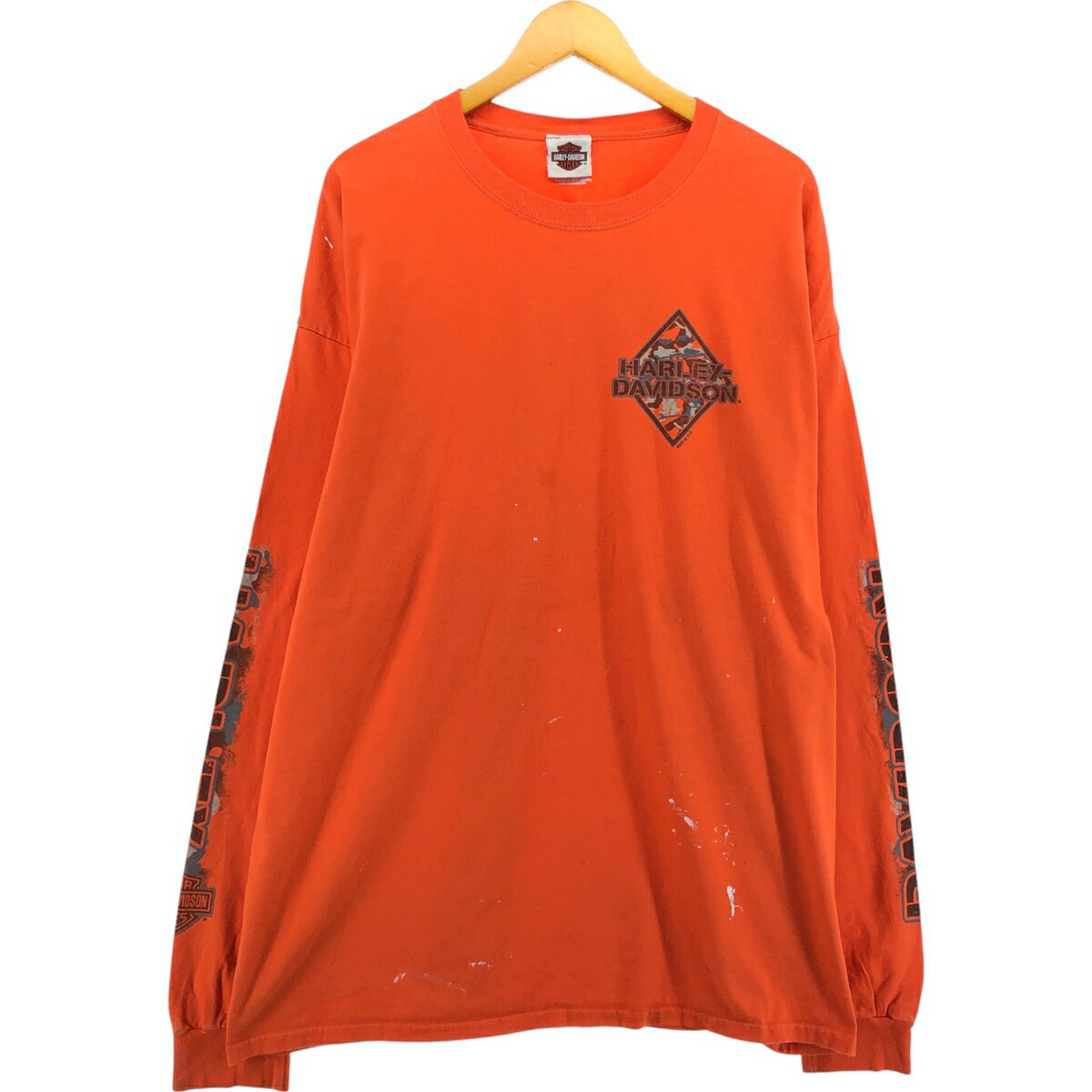 古着 ビッグサイズ ハーレーダビッドソン Harley-Davidson ロングTシャツ ロンT メンズXXXL相当 /eaa538167 【中古】 【250420】 【ss2601_30】
