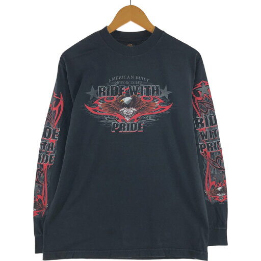 古着 00'S HOT LEATHERS 鷲柄 イーグル柄 ファイヤーパターン ロングTシャツ ロンT メンズM相当 /eaa538301 【中古】 【250422】 古着 00'S HOT LEATHERS 鷲柄 イーグル柄 ファイヤーパターン ロングTシャツ ロンT メンズM相当 /eaa538301 【中古】 【250422】