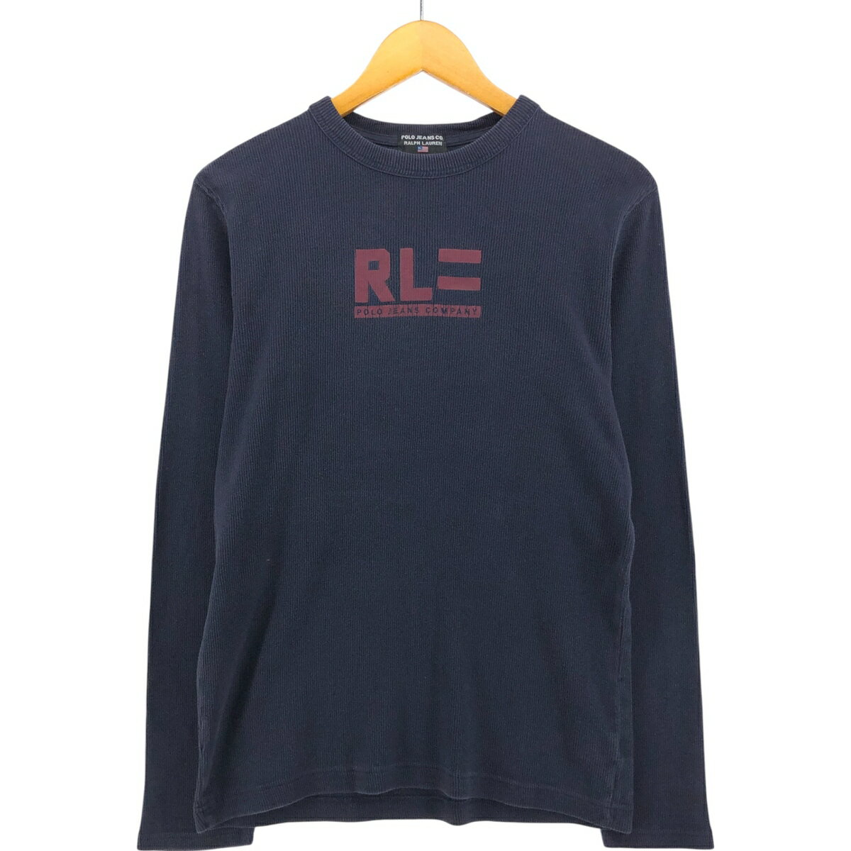 古着 ラルフローレン Ralph Lauren POLO JEANS COMPANY サーマルロンT ワッフル メンズS相当 /eaa538432 【中古】 【250419】 【SS2512_10】