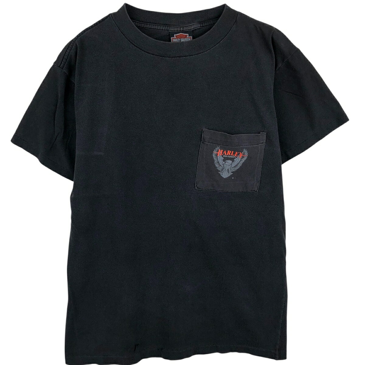 Rakuten - 古着 ハーレーダビッドソン Harley-Davidson 鷲柄 イーグル柄 モーターサイクル バイクTシャツ USA製 メンズM相当 ヴィンテージ /eaa538587 【中古】 【260221】 【SS2606_10】