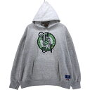 古着 90'S ナツメグ NUTMEG NBA BOSTON CELTICS ボストンセルティックス スウェットプルオーバーパーカー USA製 メンズL相当 ヴィンテージ /eaa538717 【中古】 【250421】(4)