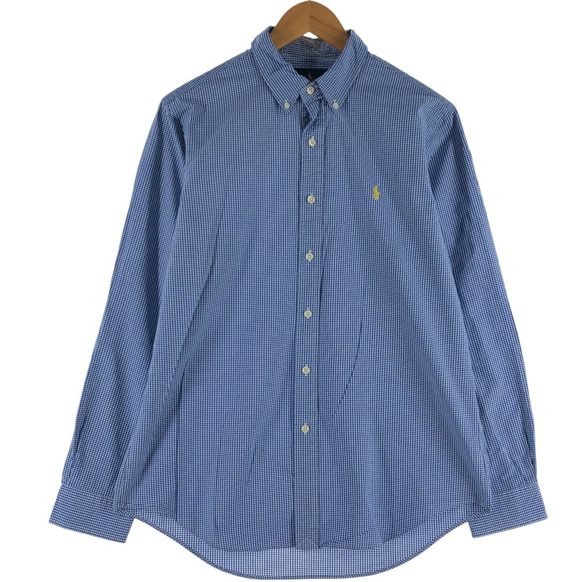 樂天商城 - 古着 ラルフローレン Ralph Lauren ギンガムチェック 長袖 ボタンダウンチェックシャツ メンズM相当 /eaa539072 【中古】 【250417】 【SS2603_10】