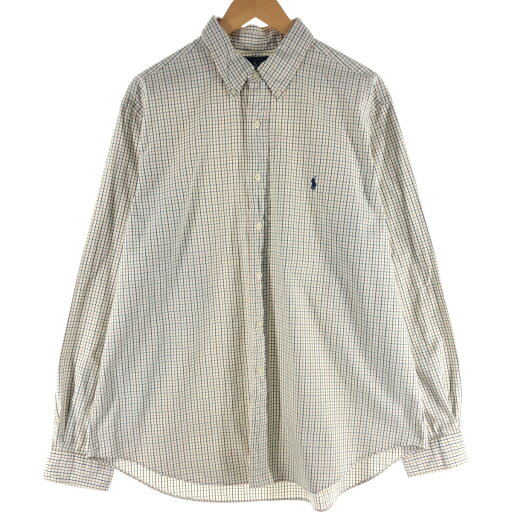 古着 ラルフローレン Ralph Lauren CLASSIC FIT 長袖 ボタンダウンチェックシャツ メンズXL相当 /eaa539283 【中古】 【250423】 古着 ラルフローレン Ralph Lauren CLASSIC FIT 長袖 ボタンダウンチェックシャツ メンズXL相当 /eaa539283 【中古】 【250423】