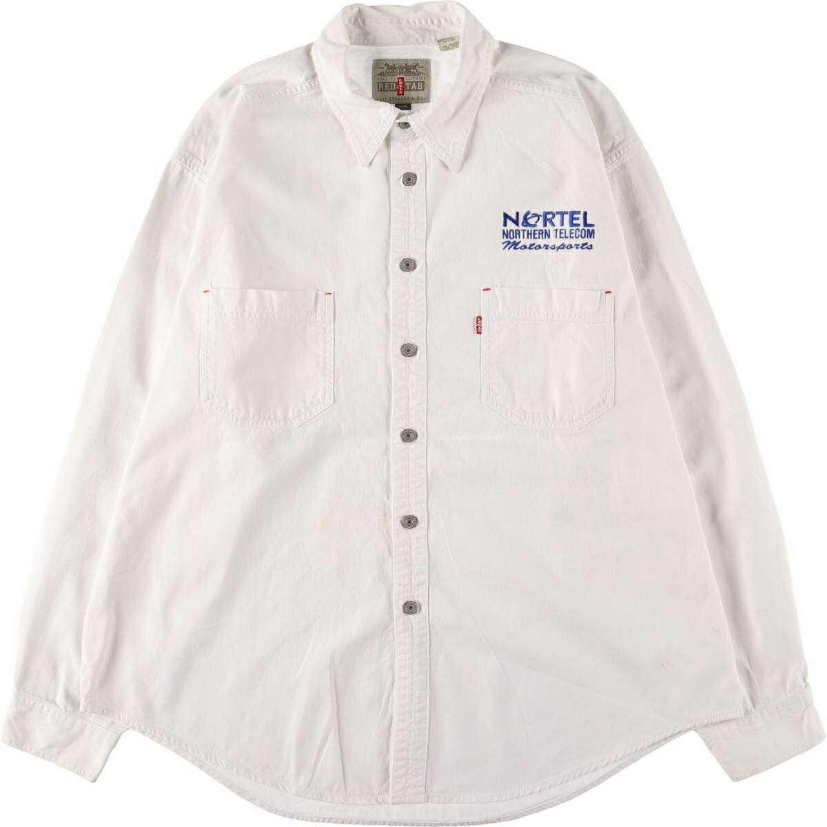 古着 90'S リーバイス Levi's RED TAB 長袖 デニムシャツ メンズXXL相当 ヴィンテージ /eaa539291 【中古】 【250419】 【SS2603_10】