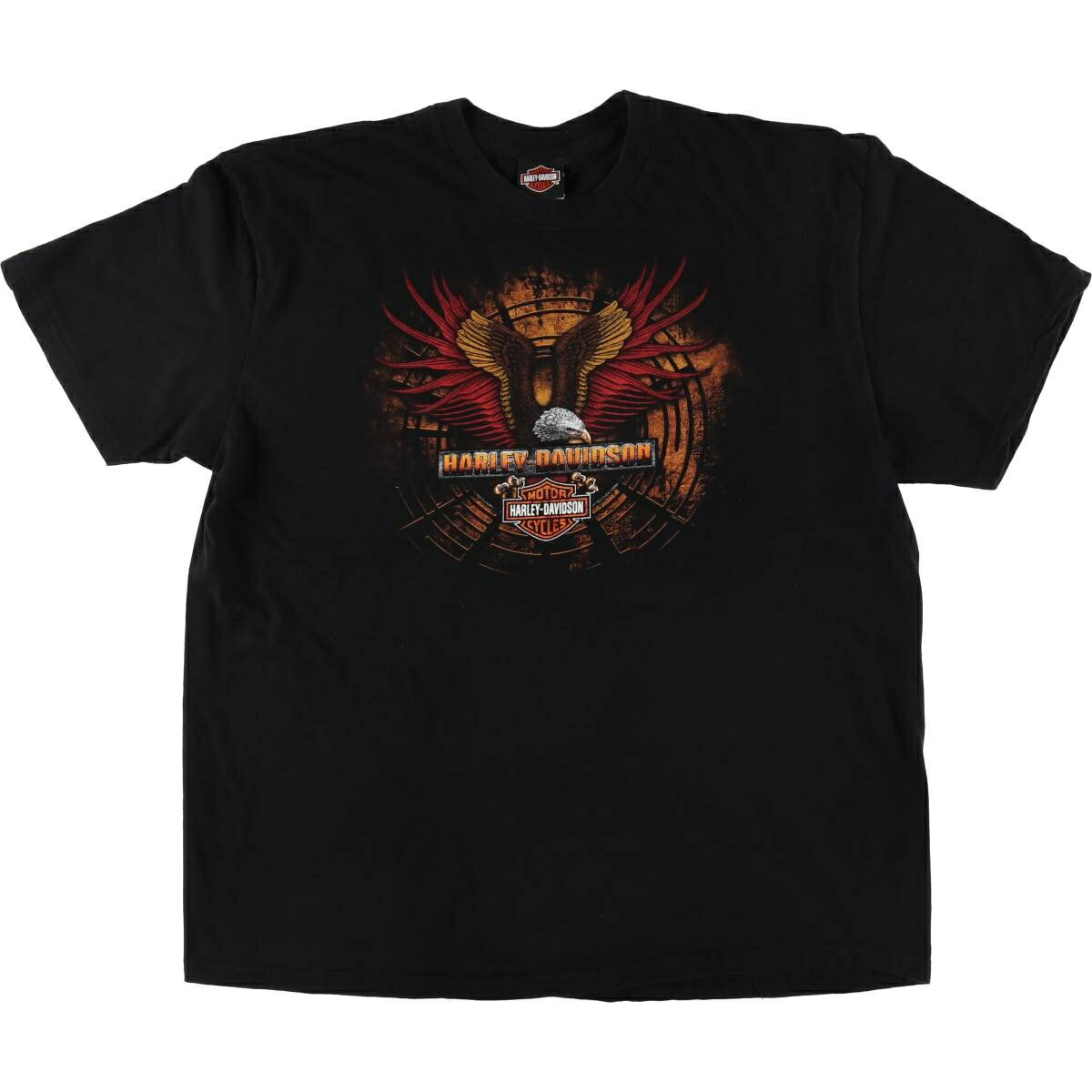 古着 ハーレーダビッドソン Harley-Davidson 鷲柄 イーグル柄 モーターサイクル バイクTシャツ メンズXXL相当 /eaa539400 【中古】 【250427】