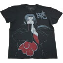 古着 NARUTO SHIPPUDEN ナルト疾風伝 うちはイタチ 大判プリント アニメ キャラクタープリントTシャツ メンズL相当 /eaa539638 【中古】 【250419】 【SS2509_30】