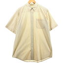 古着 80'S エルエルビーン L.L.Bean マルチストライプ 半袖 ボタンダウン ストライプシャツ メンズL相当 ヴィンテージ /eaa539672 【中古】 【250422】 【SS2509_30】
