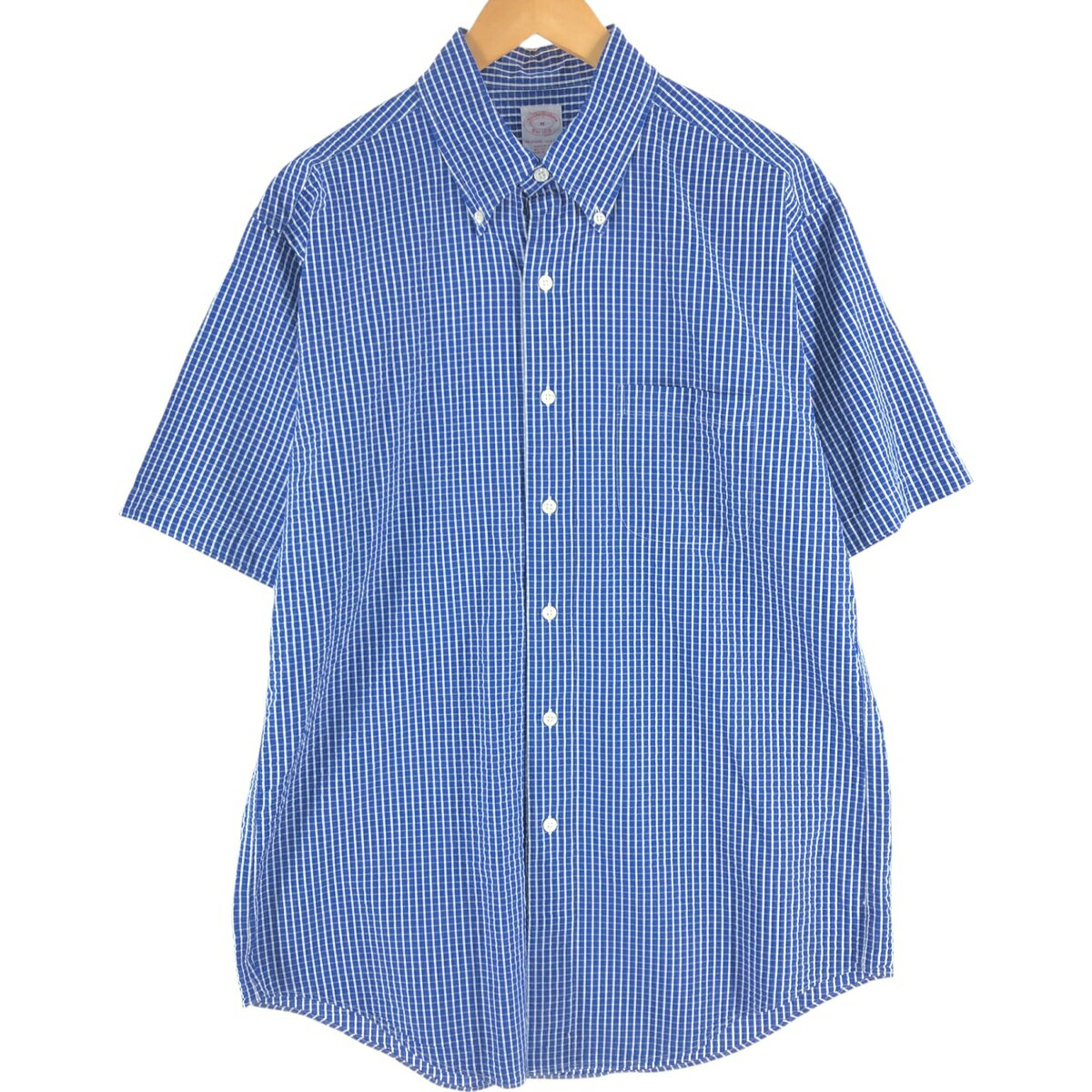 商品詳細 ブランド・Brooks Brothers・ブルックスブラザーズ・ 特徴・ボタンダウン・半袖・ モデル/形状・Est.1818・半袖 ボタンダウン チェックシャツ・ 素材・コットン:100%・ 色・ブルー系 青色・ホワイト系 白色・ 柄・チェック柄・ 生産国・中国製・ 年代 サイズ・表記サイズ:M・着丈:82.5cm・身幅:59.5cm・肩幅:50cm・袖丈:25cm・ コンディション・C・ カテゴリ・メンズ・トップス・半袖シャツ・半袖ボタンダウンシャツ・ 商品番号・eaa539681・ 取扱店・・ スタッフコメントBrooks Brothers Est.1818 半袖 ボタンダウン チェックシャツ / 商品番号 eaa539681 USEDですので使用感などございますが、まだまだご愛用していただけます。 古着という事をご理解の上ご注文よろしくお願いします。 【状態追記】 ●前、右肩にリペア跡※状態は当社独自の基準です。 表記サイズ着丈身幅肩幅袖丈 M(※着用感、表記サイズは目安です。)82.5cm59.5cm50cm25cm ※測定値の若干の誤差はご了承下さい。サイズガイドはこちら ブランドBrooks Brothersブルックスブラザーズ 特徴ボタンダウン / 半袖モデル/形状Est.1818 / 半袖 ボタンダウン チェックシャツ素材コットン:100%色ブルー系 青色 / ホワイト系 白色柄チェック柄生産国中国製年代-カテゴリ半袖ボタンダウンシャツ商品番号eaa539681取扱店　　 ブルックスブラザーズの他の商品を見る半袖ボタンダウンシャツの他の商品を見る