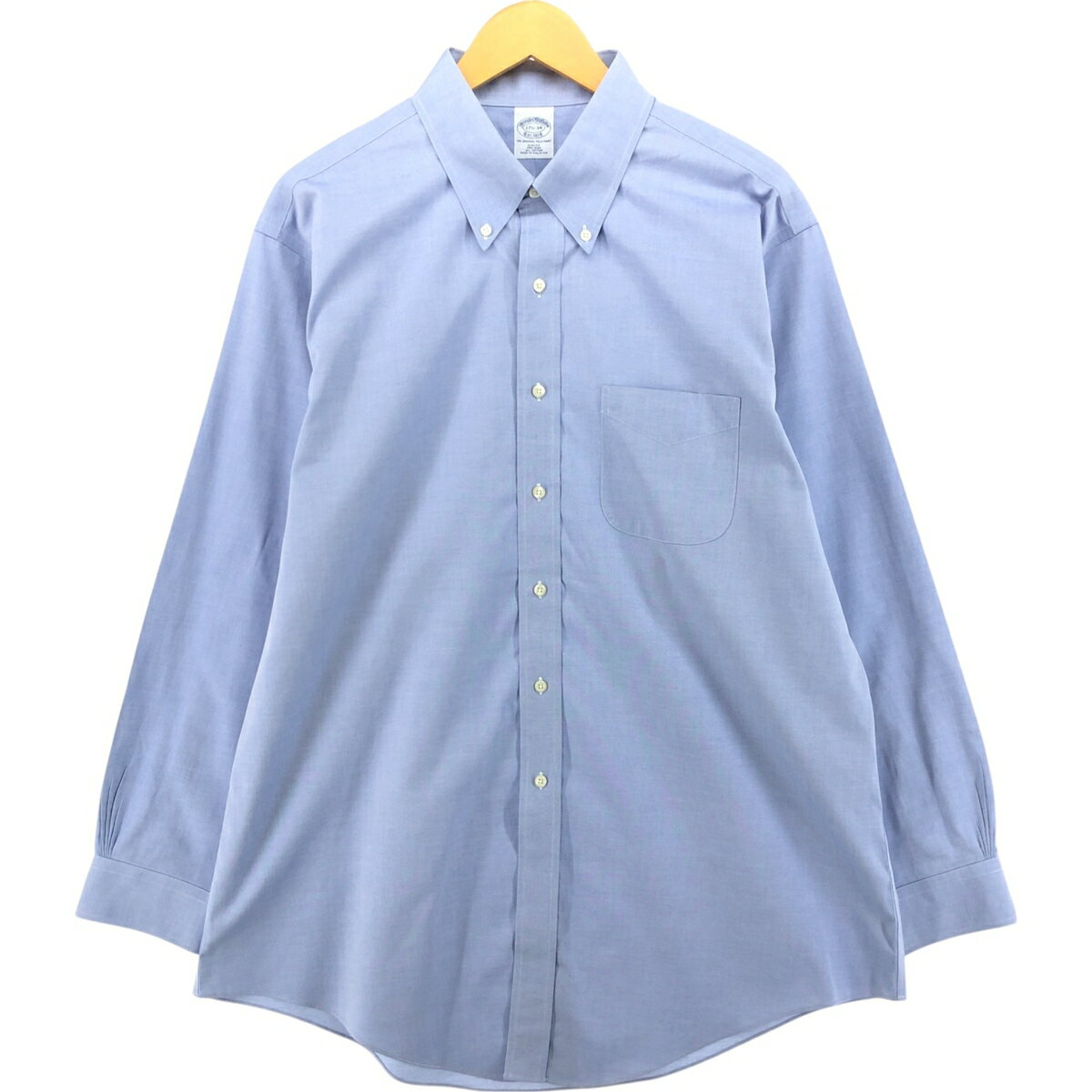 Rakuten - 古着 ブルックスブラザーズ Brooks Brothers Est.1818 長袖 ボタンダウンシャツ メンズXL相当 /eaa539788 【中古】 【250420】 【SS2606_50】