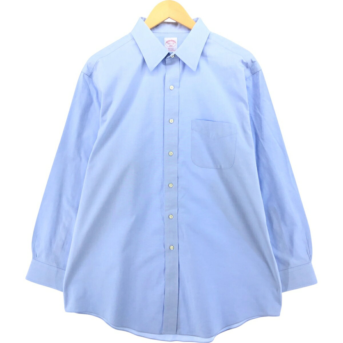 樂天商城 - 古着 ブルックスブラザーズ Brooks Brothers 346 REGULAR FIT 長袖 コットンシャツ メンズL相当 /eaa539791 【中古】 【250420】 【SS2603_50】
